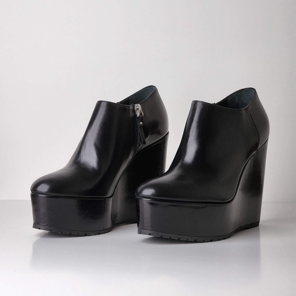 Gravity Pope Platform Leather Shoes
